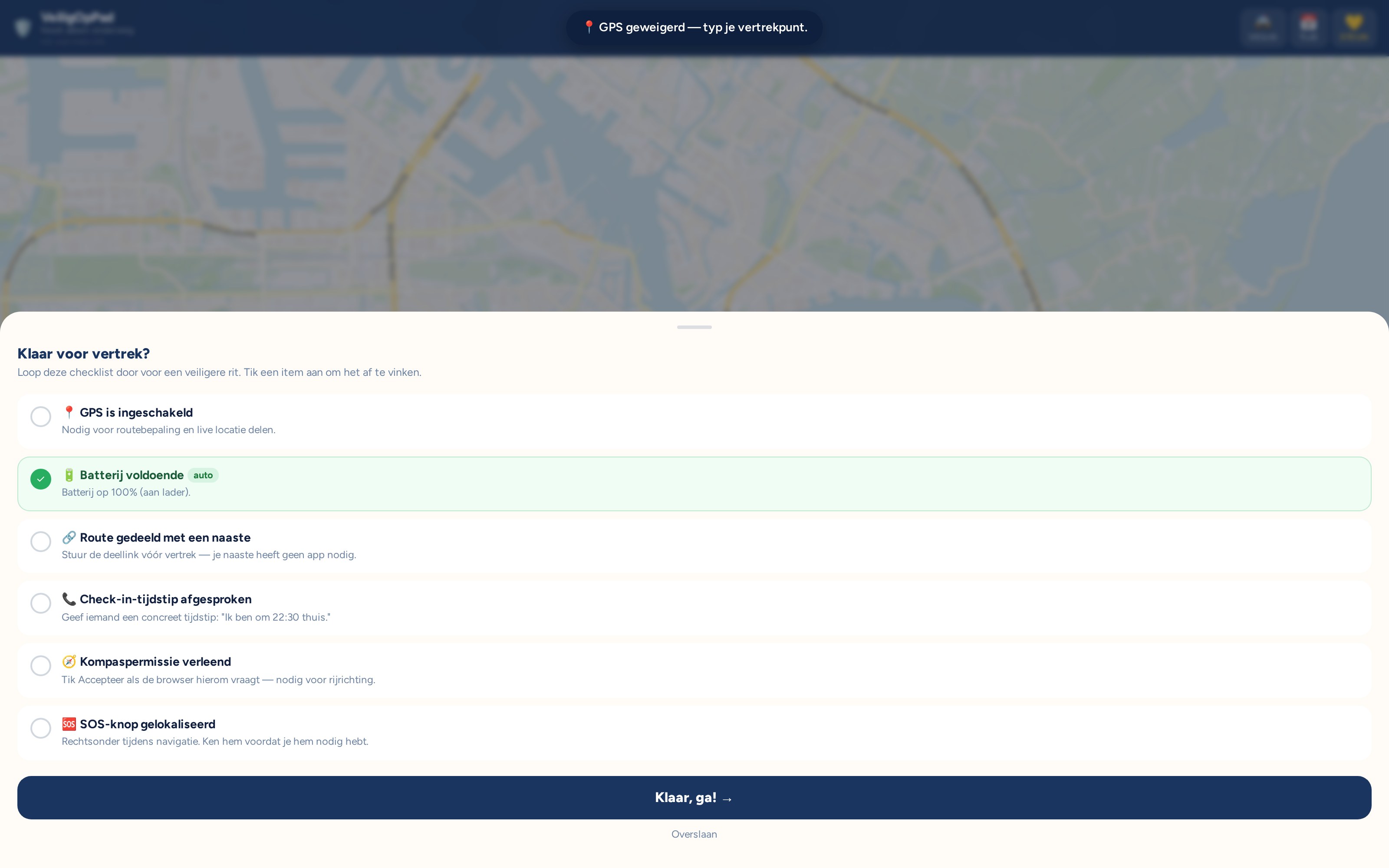 Screenshot van VeiligOpPad
